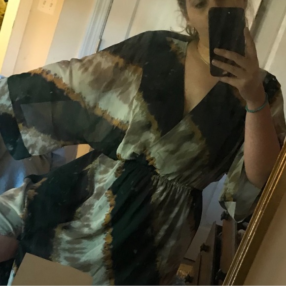 Mango Giada tie dye midi dress - Picture 4 of 5